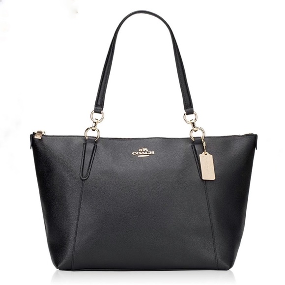Coach Ava Black Leather Tote - Picture 5 of 10